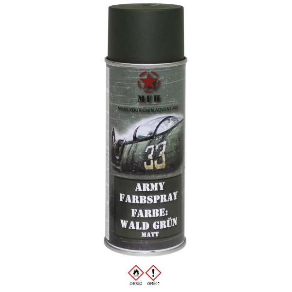 Army Farbspray, WALD GRÜN, matt, 400 ml