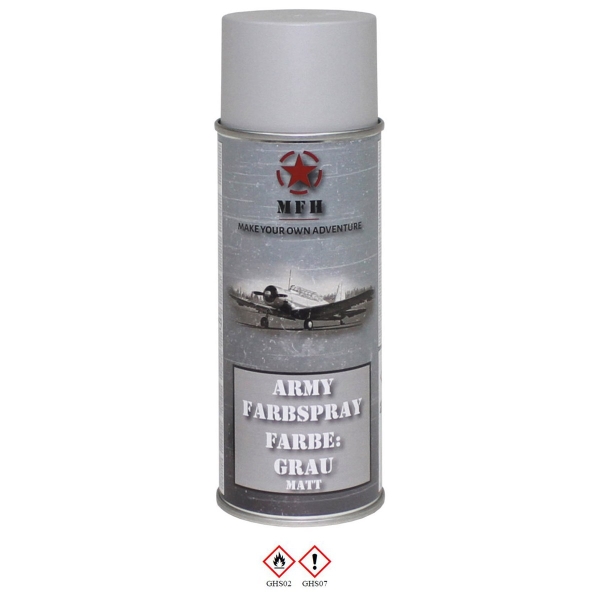 Army Farbspray, GRAU, matt, 400 ml
