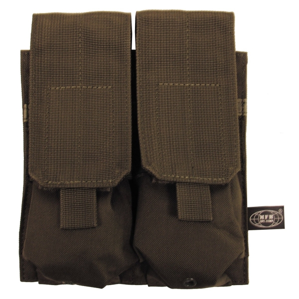 MFH Magazintasche doppelt,"MOLLE", Modular System, oliv