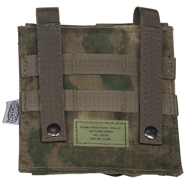 MFH Magazintasche doppelt,"MOLLE", Modular System, HDT-camo FG