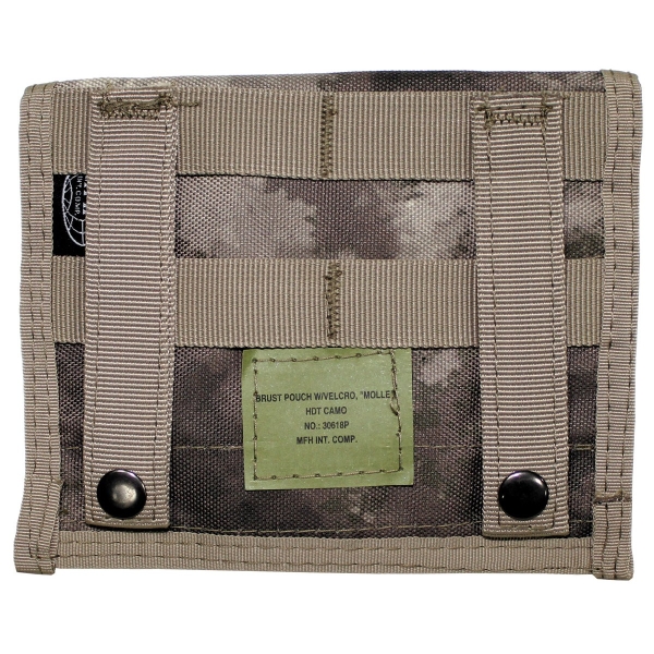 MFH Brusttasche, Klett, "MOLLE", Modular System, HDT-camo