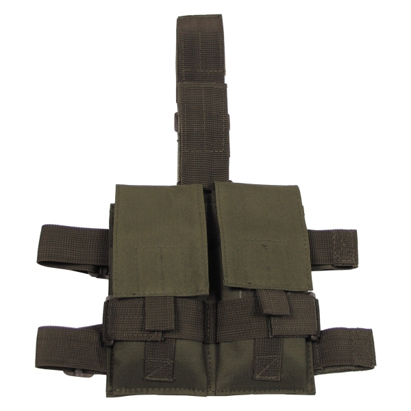 MFH Magazintasche Beinhalterung, oliv, für zwei Magazine