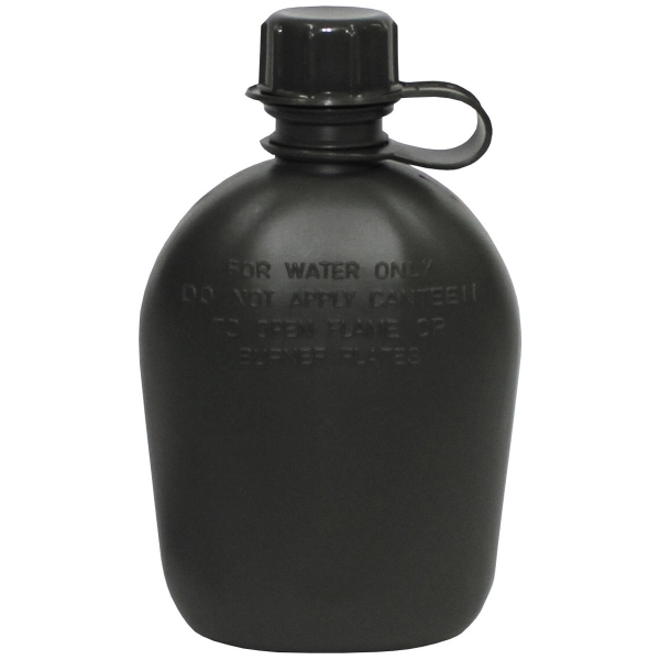 US Plastikfeldflasche, oliv, 1 l