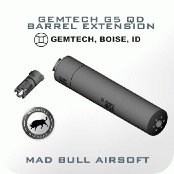 Madbull Gemtech G5 Silencer CCW - Oliv