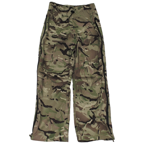Brit. Nässeschutzhose, "Lightweight" MTP tarn, gebr.