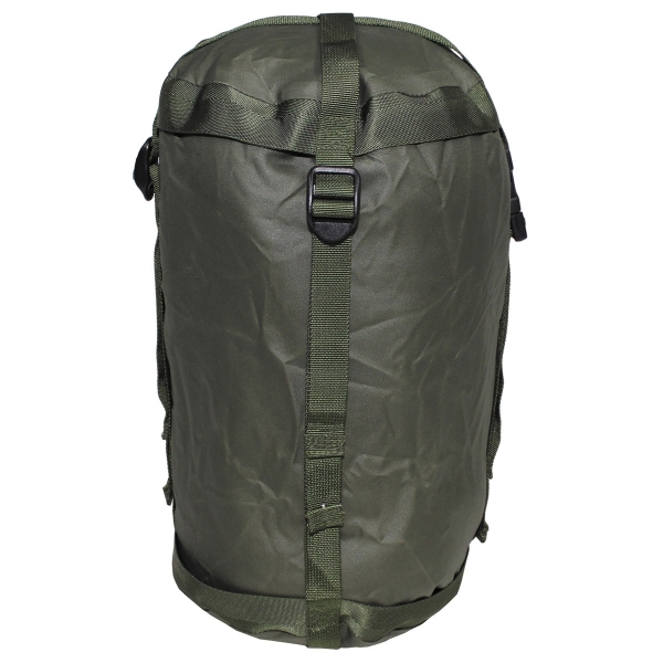 Brit. Kompressionssack, oliv, für Schlafsack, groß, gebr.
