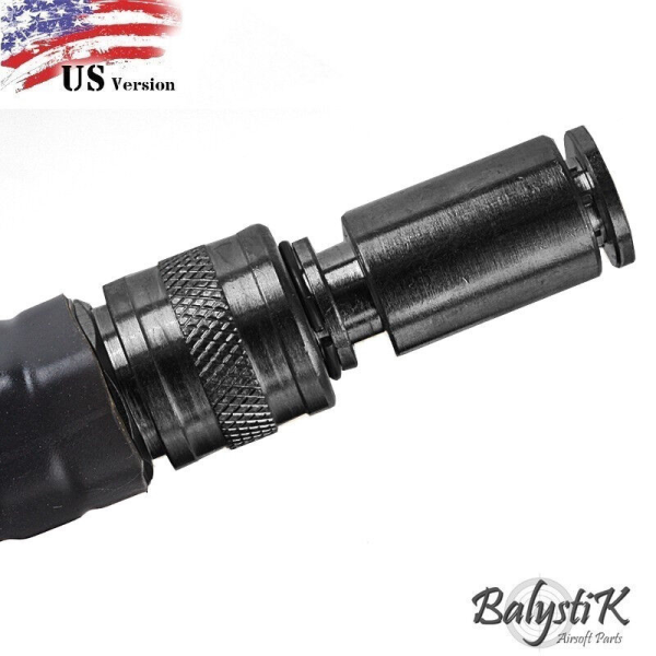 BALYSTIK DELUXE REMOTE LINE FOR HPA REGULATOR - US - DEEP GREY