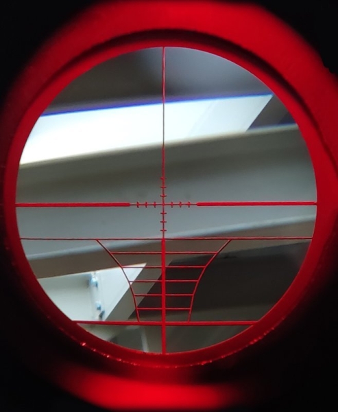 Delta Armory Airsoft rifle scope 4X32AOEG with backlight - Black