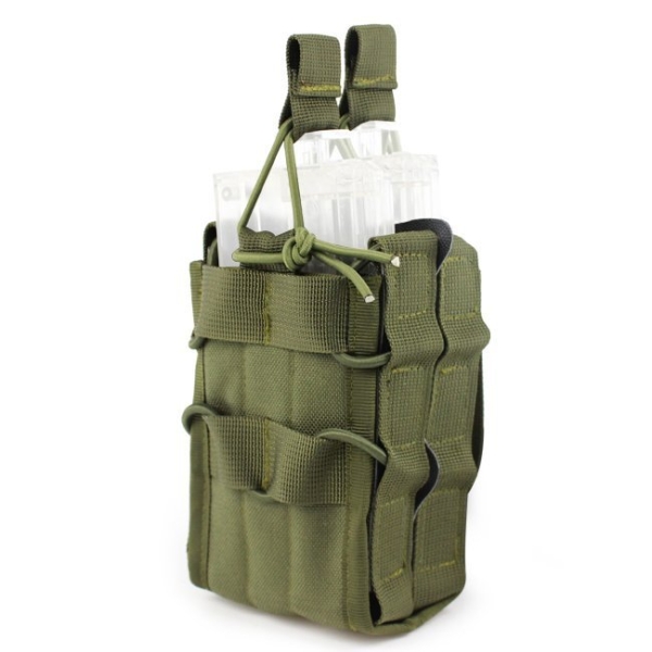 Delta Armory MOLLE double open pouch for M4 magazines - Oliv
