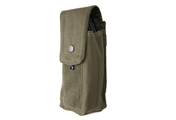 GFC Tactical Single Pouch for 2 AK Magazines - Olive Drab