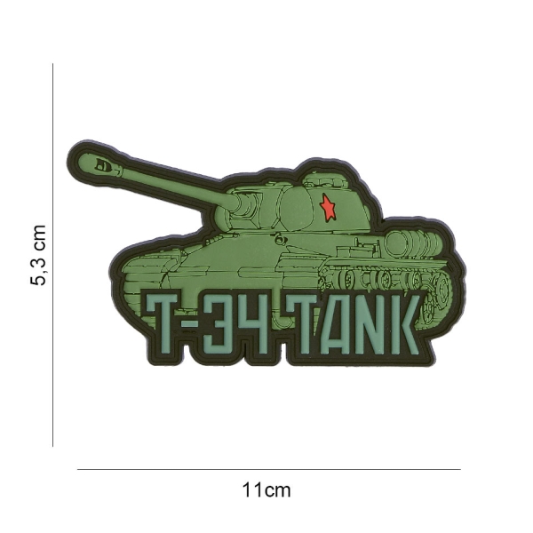 Patch 3D PVC T-34 tank