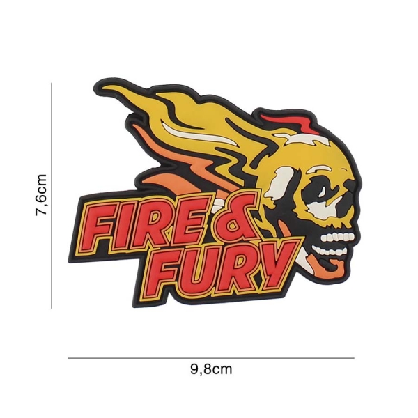Patch 3D PVC Fire & Fury