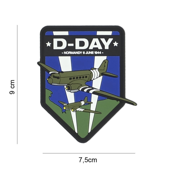 Patch 3D PVC D-Day C-47 shield