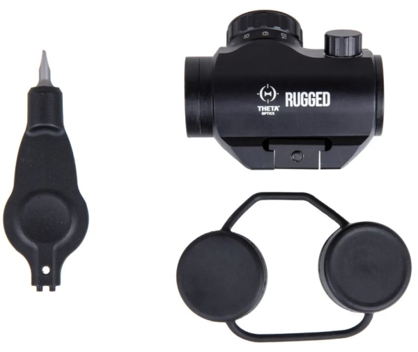Theta Optics Red Dot Sight Rugged A1 Mini 1x21 Black