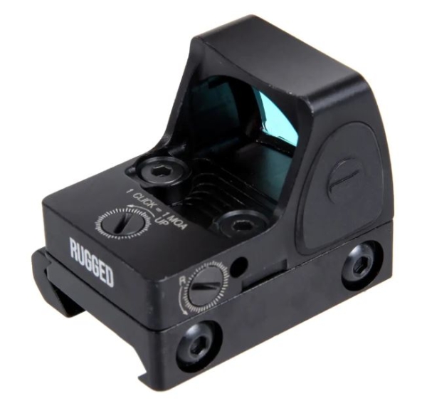 Theta Optics Red Dot Sight Rugged Mini Reflex Black