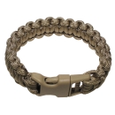Armband, "Parachute Cord", coyote tan, Breite ca. 2,3 cm